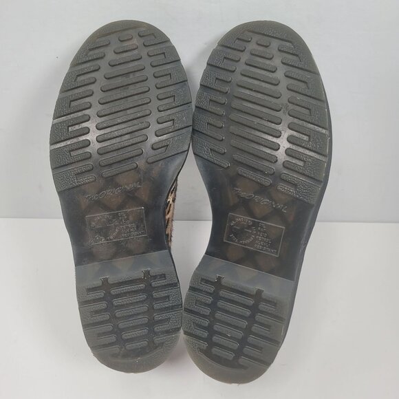 Dr. Marten Docs 1461 Leopard Women's Black Leather Oxford Loafer Shoes US Size 7 - Picture 7 of 8